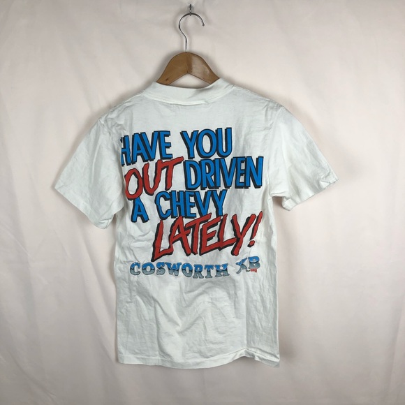 Vintage Nascar Chevrolet Ford t shirt Code Blue - Picture 2 of 6